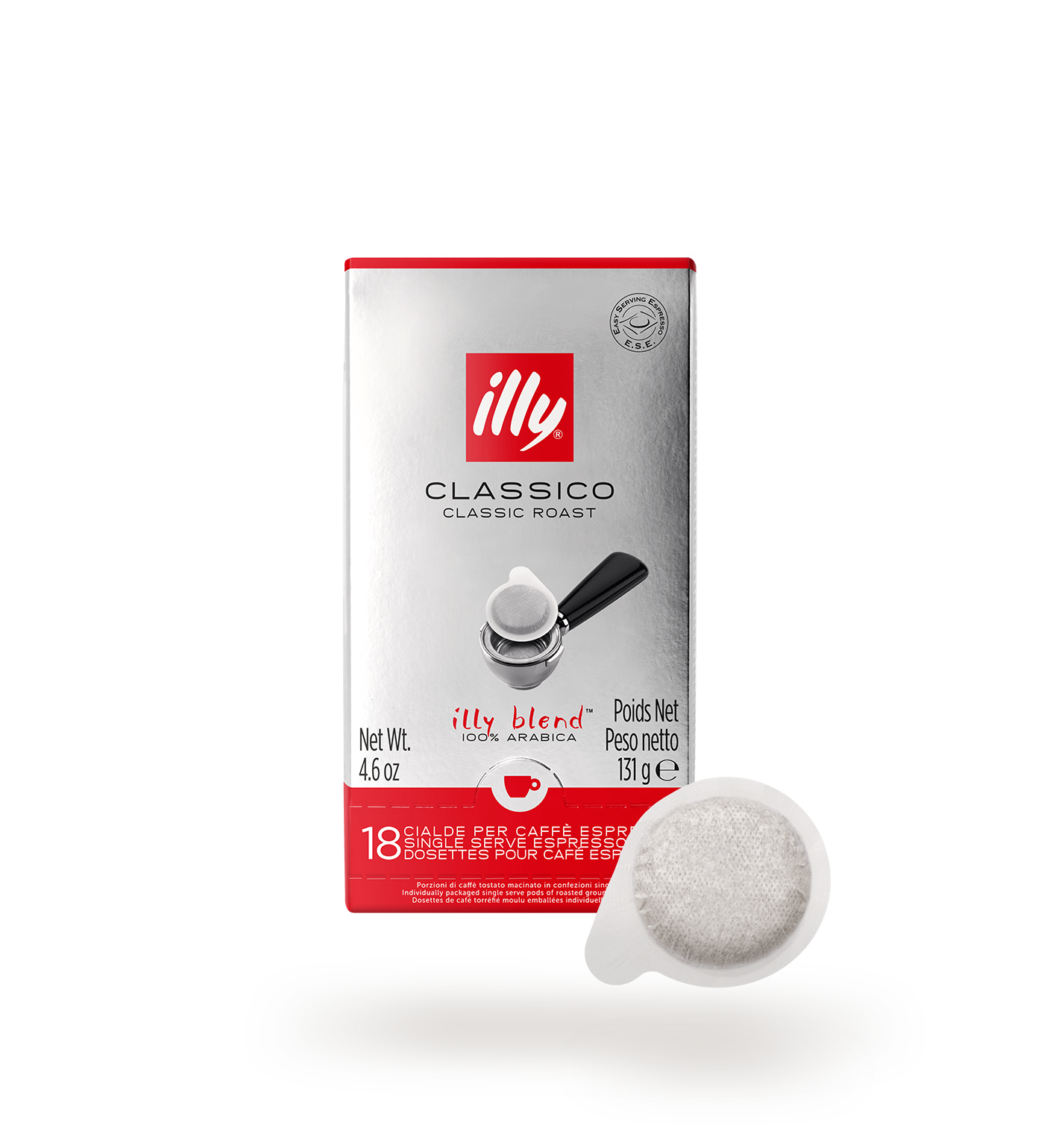 イリー ブレンド ポッド 個包装 ミディアムロースト (クラシコ) 18P