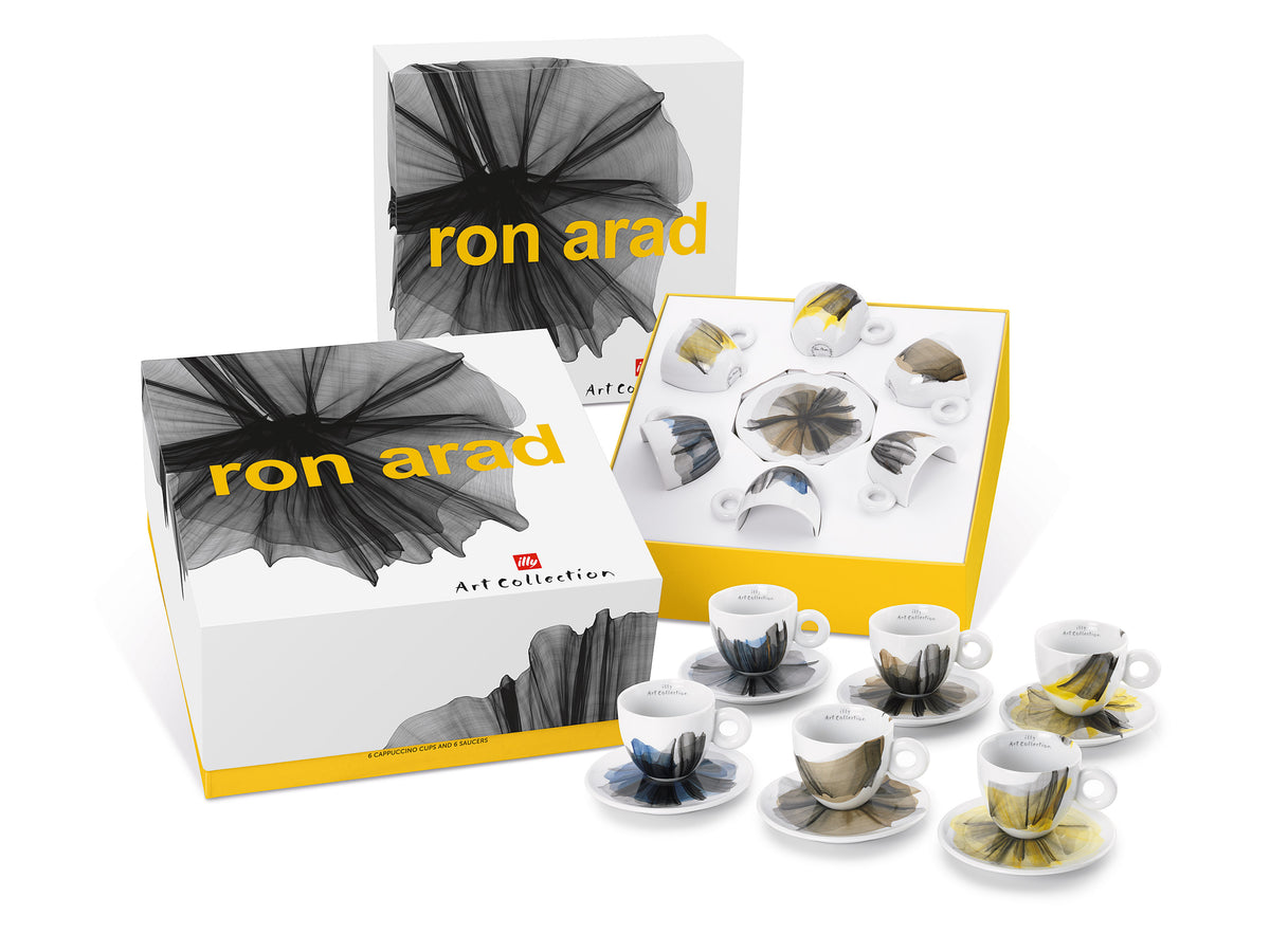 カプチーノカップ＆ソーサー 6客セット - イリーアートコレクション RON ARAD 2017