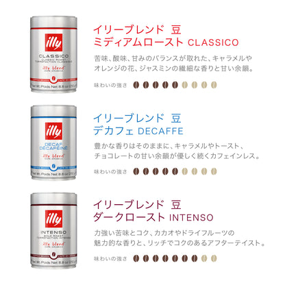 イリーブレンド 豆 ミディアムロースト (クラシコ)  250g